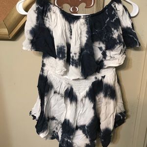 Tie dye romper